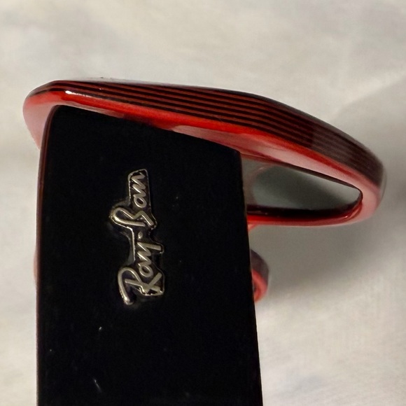 Ray Ban Dekko vintage Red and Black Sunglasses - Picture 4 of 4